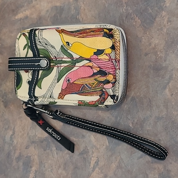Sakroots Handbags - SAKROOTS Wristlet/Wallet/Phone Case, Multicolored Peace Design